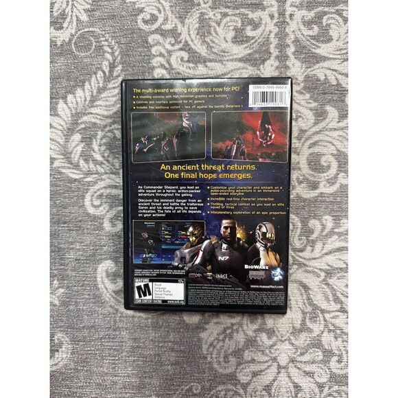 Mass Effect PC DVD-ROM Game Action RPG by Electronic Arts M Rating - Picture 4 of 4